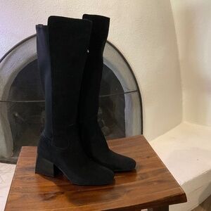 Blondo Tenor Waterproof Tall Boot Black Suede size 6M